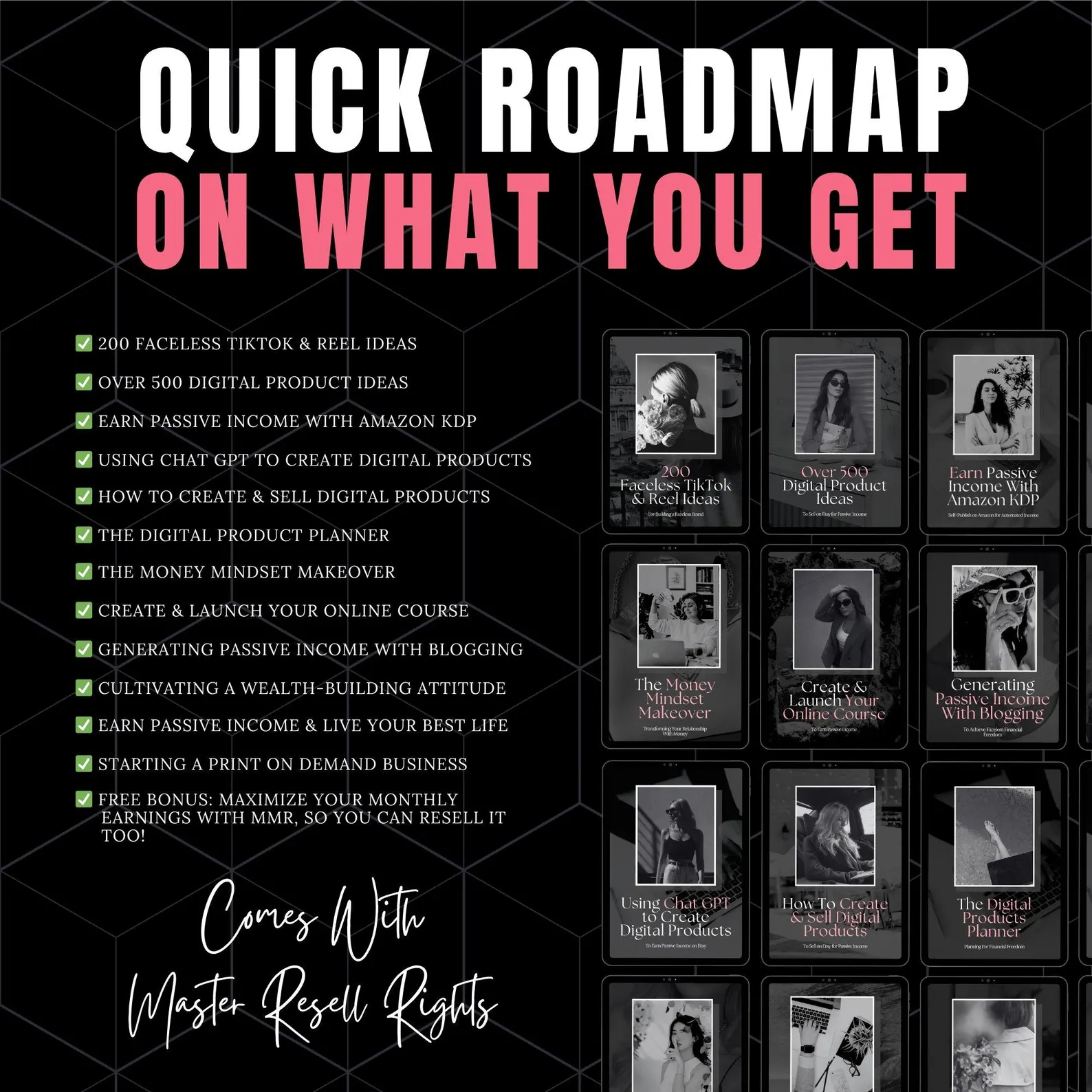 MRR Passive Income eBook Bundle, master resell rights, private label rights, plr ebook - Image 6