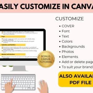 Fitness Checklist Printable with PLR Resell Rights.